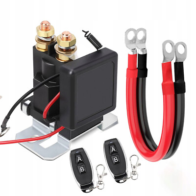 Fernbatterie Trennschalter 12V 200A LKW Auto-Kill-Schalter Diebstahlsich Set DHL