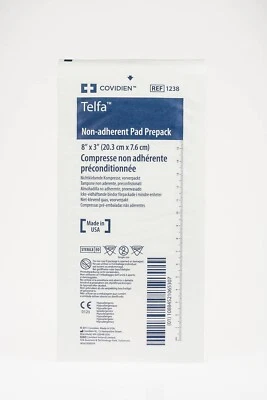 TELFA Non-Adherent Dressing, sterile, 3" x 8", 50/pk
