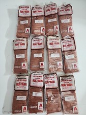 Columbia Minerva Latch Hook Yarn 320 Pieces 2.5" Copper 3217 Lot of 12