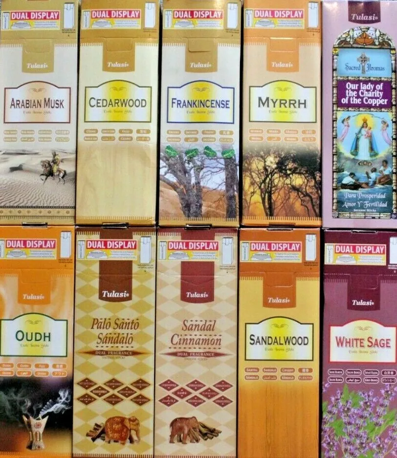 20 - 200 Sticks TULASI Incense CHOOSE SCENT MIXED Bulk Lot HEX Spiritual Insence - Image 3 of 3
