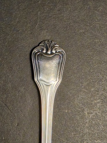 Saddam Hussein fork with iraqi eagle on handle christofle maker hallmarked 6.75 - Picture 4 of 7