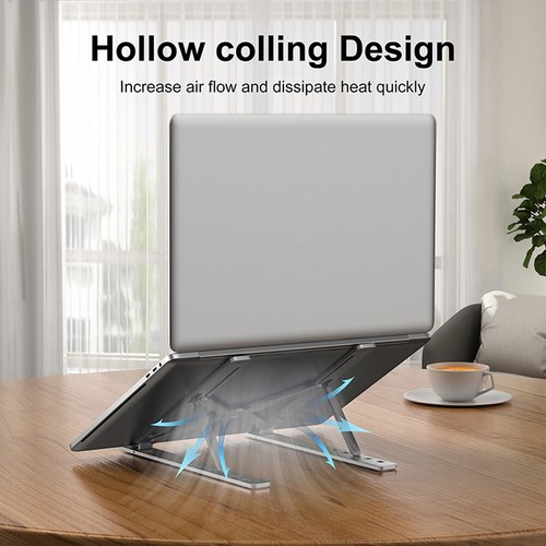 Laptop Stand Portable Ergonomic Desktop Tripod Adjustable Tray Holders Foldable - Picture 5 of 15