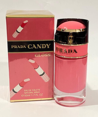 Prada Candy Gloss 1.7oz Edt Spray For Women New In  Damaged Box No Cellophane