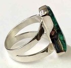 HSN Jay King Sterling Silver Hubei Turquoise Freeform Ring Size 7 — photo 3