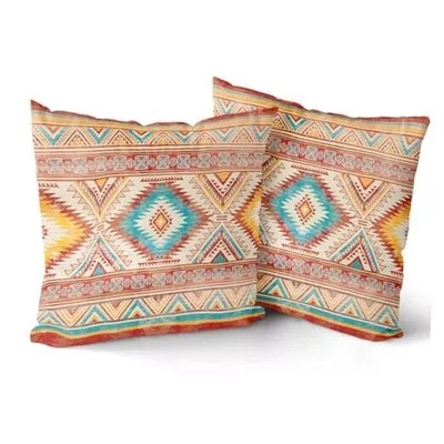Throw Pillow Covers 18x18inch Southwest Native American 18 x 18-Inch Aztec
