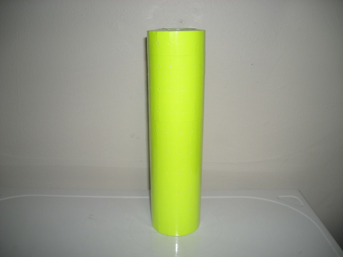 7200 Etichette Chartreuse Gialle Per Etichettatrice Towa GS - Prodotto Negli USA (1 Linea)