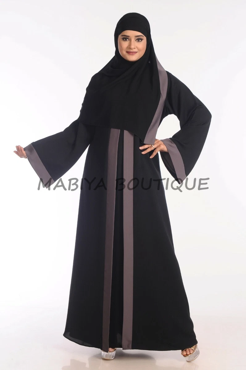 Muslim Women Modest Maxi Dress Burqa Khimar Niqab Abaya Abaya Robe Gown  Ramadan | eBay