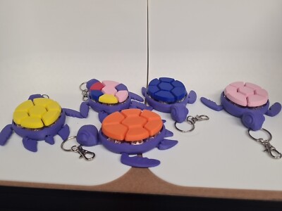Sea Turtle, Multi-Clickers - Fidget Keychain