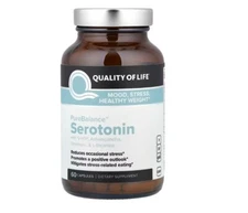 Quality of Life Labs, Serotonin, PureBalance, 60 capsules