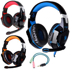 3.5mm Gaming Headset MIC LED Headphones Surround for PS4 Xbox One X 360 E PC