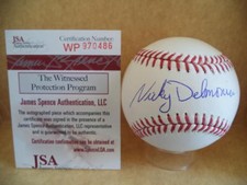NICKY DELMONICO CHICAGO WHITE SOX SIGNED AUTOGRAPH ML BASEBALL JSA WP970486