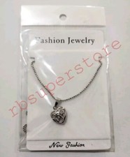 Collana Cuore Donna 40–45 cm Regolabile – Ciondolo Brillante, Finitura Lucida