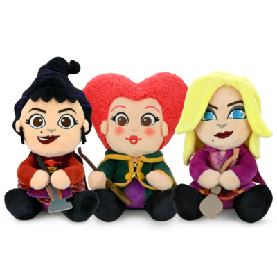 SANDERSON SISTERS PLUSH Phunny Disney Hocus Pocus Set Of 3 KIDROBOT Phunny NEW
