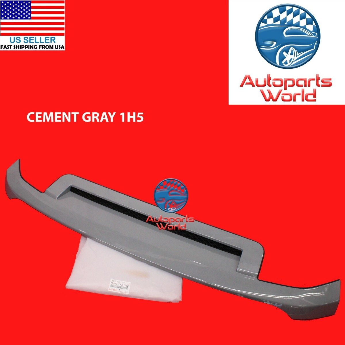 GENUINE OEM TOYOTA FJ CRUISER FRONT CEMENT GRAY HOOD BULGE SCOOP