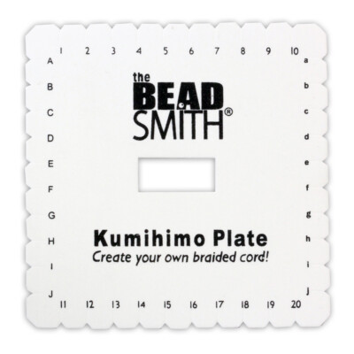BeadSmith  Kumihimo Square Plate Create a Rounded Braid * Flechtprojektwerkzeug