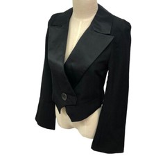 MARC JACOBS Women's Spencer jacket short length Black size4 W2725215 MJ05101