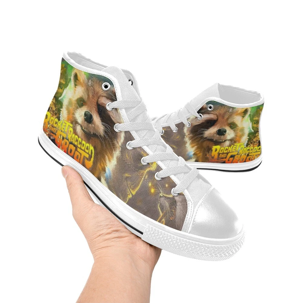 Guardians oF The Galaxy Rocket Raccon High Top Sneakers