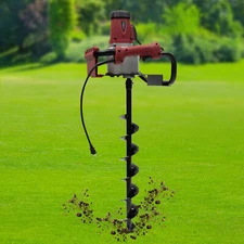 Electric Post Hole Digger Auger Digging 200rpm Powerful Corded 2 Drill 1500W