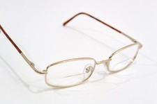 small BIFOCAL READING GLASSES gold metal POWER 1.25 1.75 2.00 2.50 3.50 4