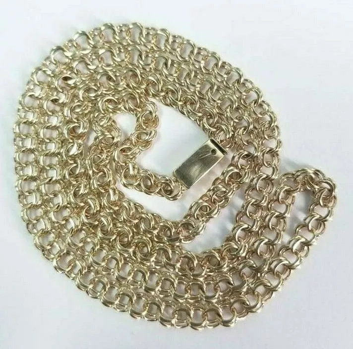 Clearance Real 10K Yellow Gold 4.5mm Chino Link Chain Necklace 20