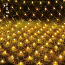 Christmas Net Mesh LED Lights 3M/6M/12M Fairy Curtain Outdoor Waterproof Decor
