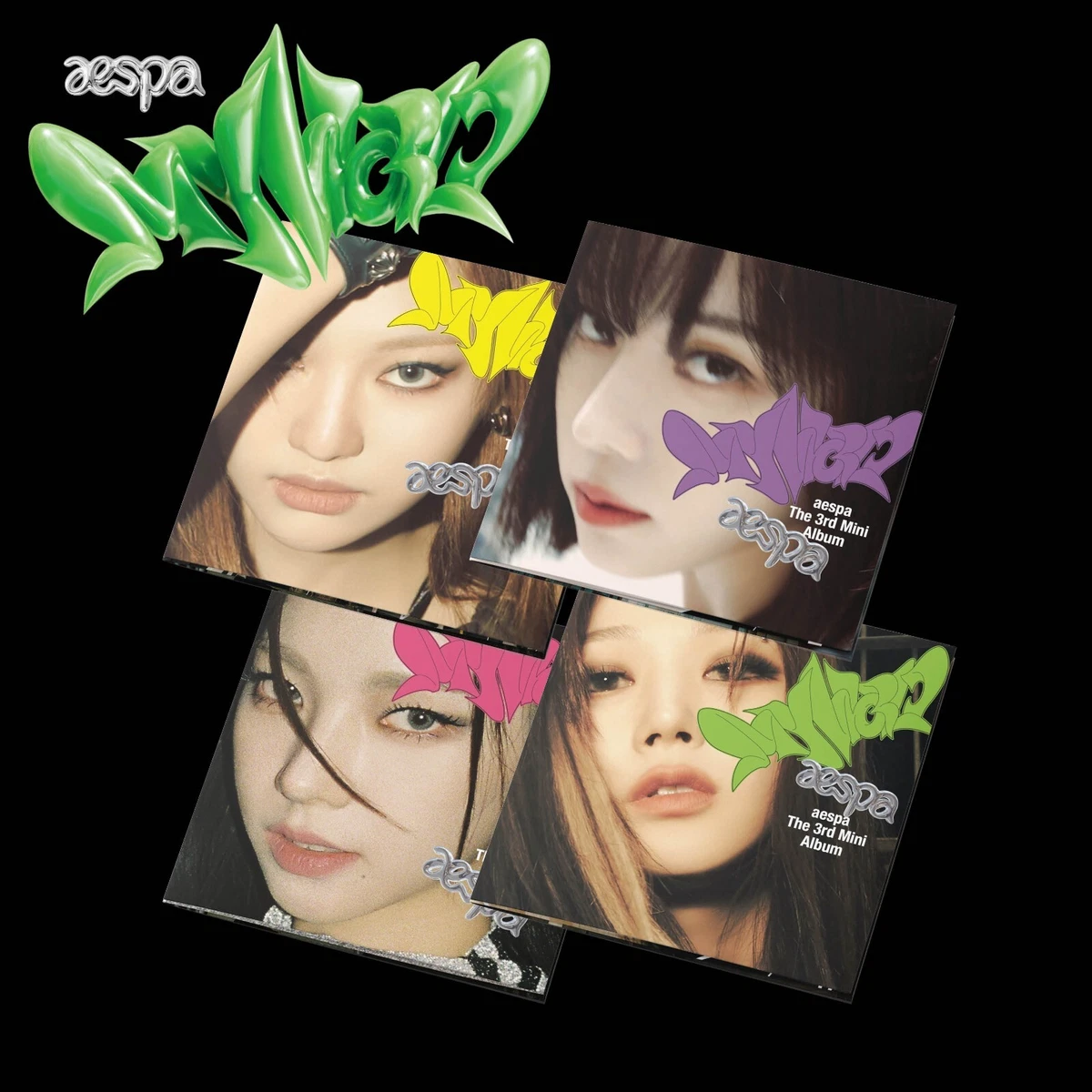 aespa MY WORLD 3rd Mini Album Poster 4 Ver Set | eBay
