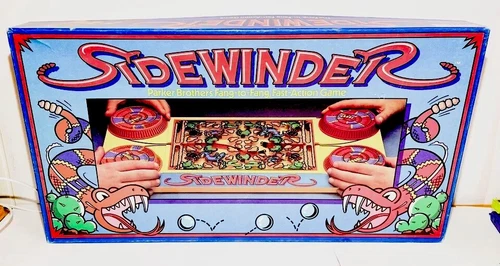 Sidewinder Game Parker Bros Complete With Unused Stickers Works Vintage 1983