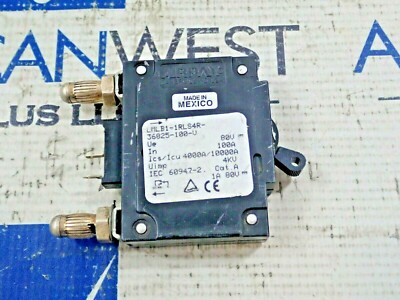 Airpax LMLB1-1RLS4R-36825-100-V 100A 80V 1Pole Circuit Breaker