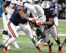CAROLINA PANTHERS DERRICK BROWN HAND SIGNED AUBURN TIGERS 8X10 PHOTO W/COA