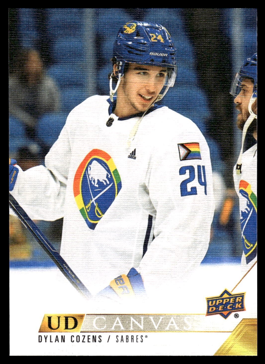 2022-23 Upper Deck NHL Series 1 UD Canvas Dylan Cozens Card #C9