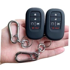 Key Fob Cover for 5 Buttons Honda 2026 2025-2022 Civic Black and Black