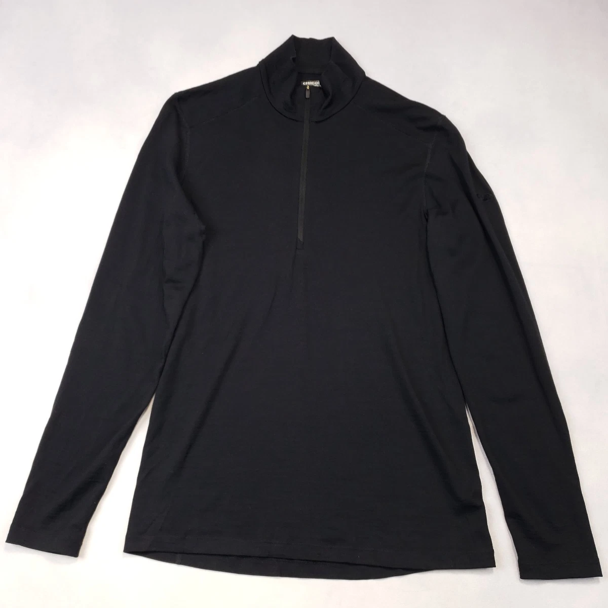 Wool Sweaters for Men Black 1/2 Zip Features for sale | eBay