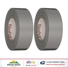 General Purpose Duct Tape 9 mil Thick Silver Pack of 2 Rolls for Indoor Outdoor