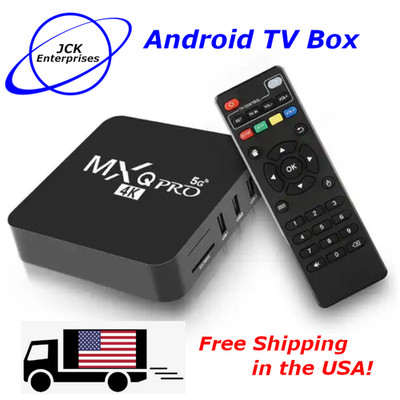 MXQ Pro 5G 4K (Android 11.1) 1gb/8gb Android TV Box for Smart TV Media Player