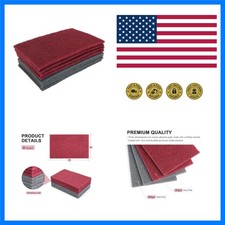 6x9 Automotive Scuff Pad 8 Pack 74477448 - 4 Maroonfine 4 Grayultra Fine... 6x9 Automotive Scuff Pad 8 Pack 74477448 - 4 Maroonfine 4 Grayultra Fine...