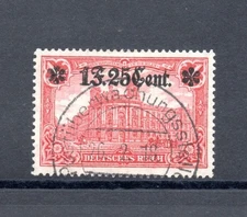 German Western Etappen Area 1916 old overprinted stamp (Michel 11) nice used