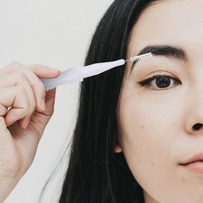 Reusable Micro Eyebrow Brush with Caps Assorted Color Brow Lamination Tool