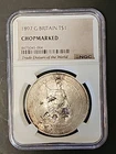1897 Great Britain Silver Trade Dollar W/ Chopmarks Graded NGC Chopmarked