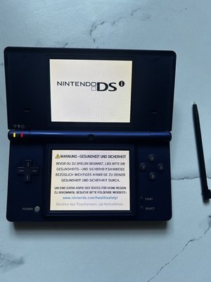 Nintendo DSi Handheld Spielkonsole Blau Funktioniert Guter Zustand  