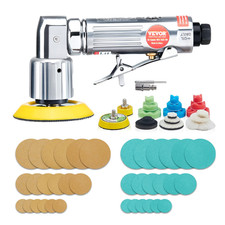 Vevor 1/2/3 Inch Random Orbital Air Sander High-Speed 15000Rpm Mini Pneumatic