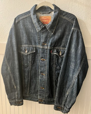 Vintage 90s Levis 70507 Standard Trucker Cotton Denim Jacket - Size Large