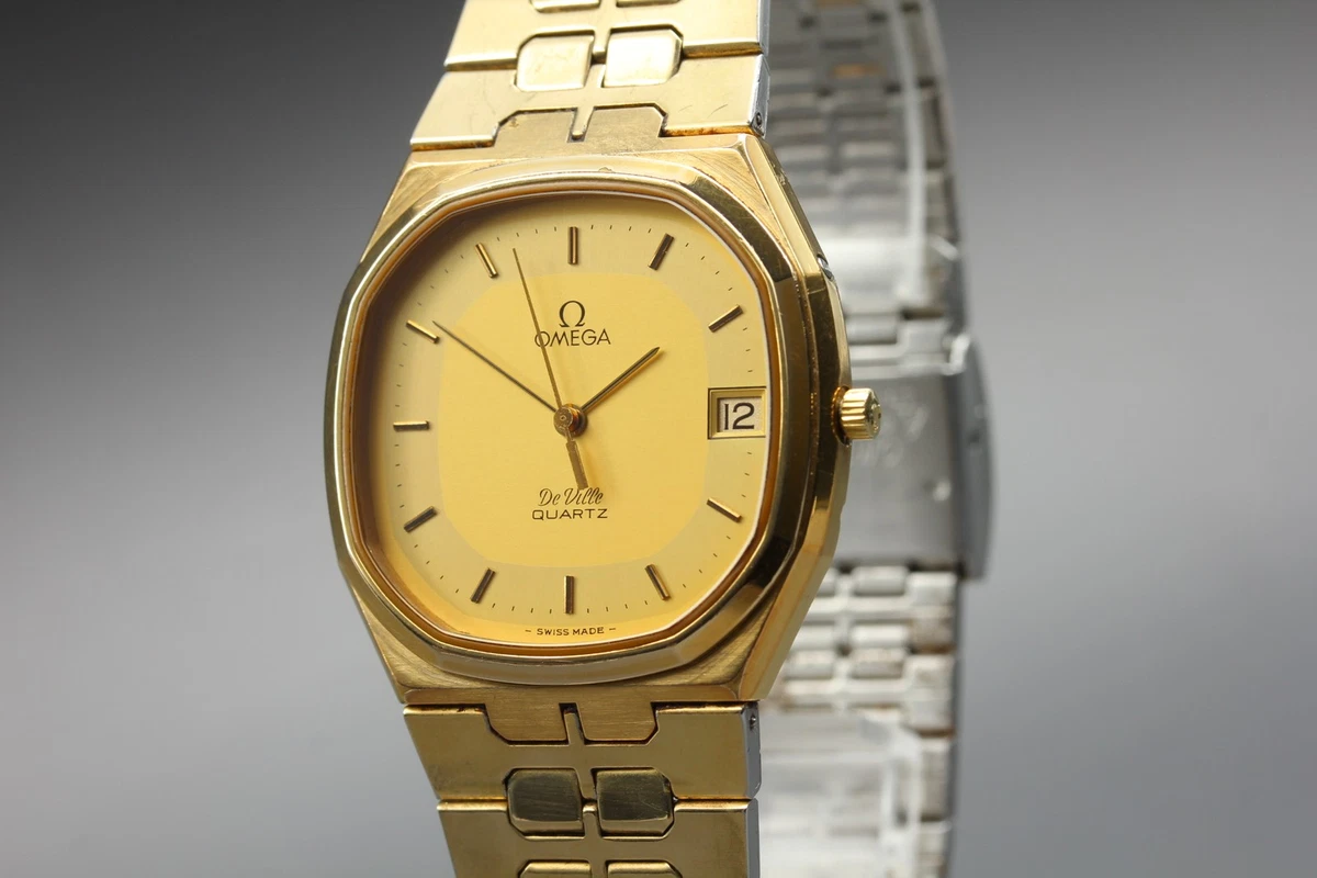 Gold OMEGA De Ville Men Wristwatches for sale | eBay