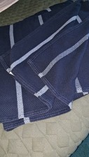 LL Bean Kocyk bawełniany Queen Blue