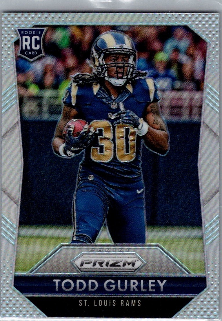 2015 Panini Prizm Silver Prizm SP #291 Todd Gurley (RC) St. Louis Rams Georgia