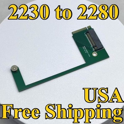 NEW 2230 to 2280 NVMe SSD Adapter Card for MSI Claw8 AI Handheld PCIe 4.0 4T 8T