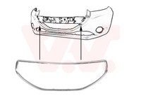 VAN Wezel Zier-/Schutzleiste, StoßFäNger 4034585 FüR Peugeot