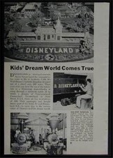 Disneyland Railroad Grand Opening 1955 pictorial