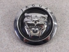 Oem 2012-2015 Jaguar Xf Grille Emblem Red Chrome Front Growler Badge Logo