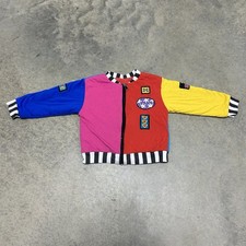 Vintage 90  s Mickey Mouse Kids Reversible Full Zip Jacket Multicolor