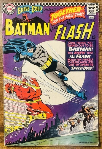 THE BRAVE AND THE BOLD 67 BATMAN & THE FLASH DC COMICS 1966 VINTAGE
